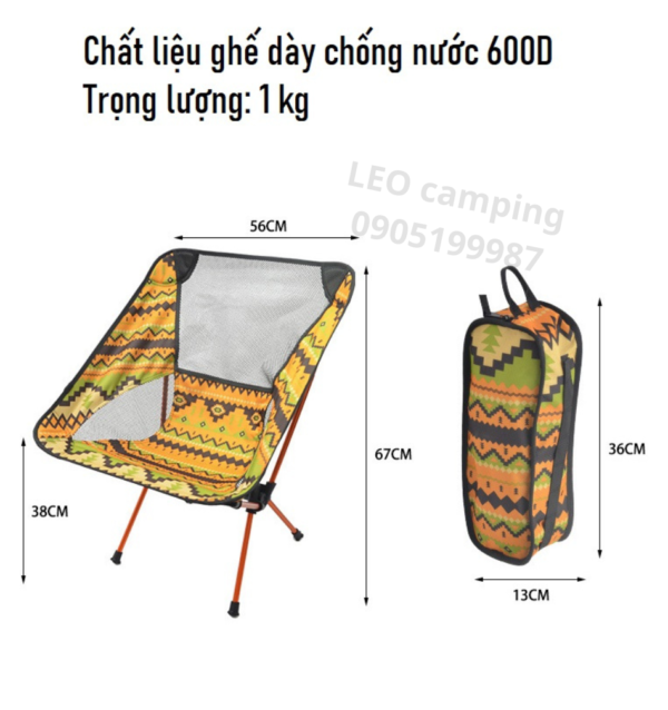 Ghế dã ngoại vintage Hike mount