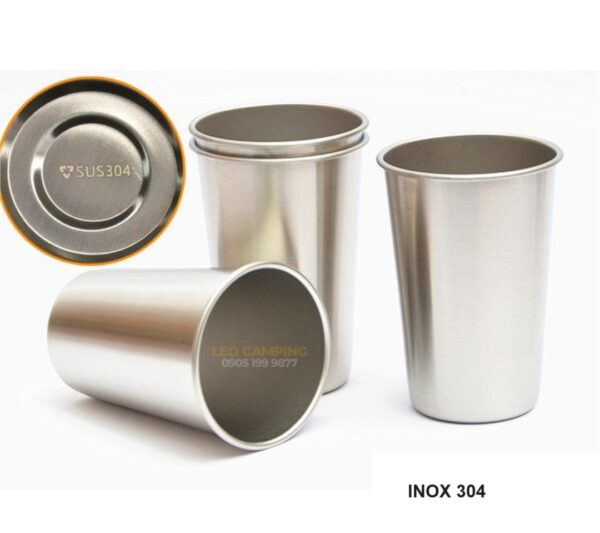 Cốc inox SUS 304 trơn 350-475ml - Hình ảnh 8