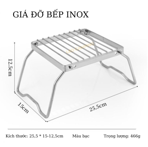 Giá bếp gấp gọn inox - Hình ảnh 15