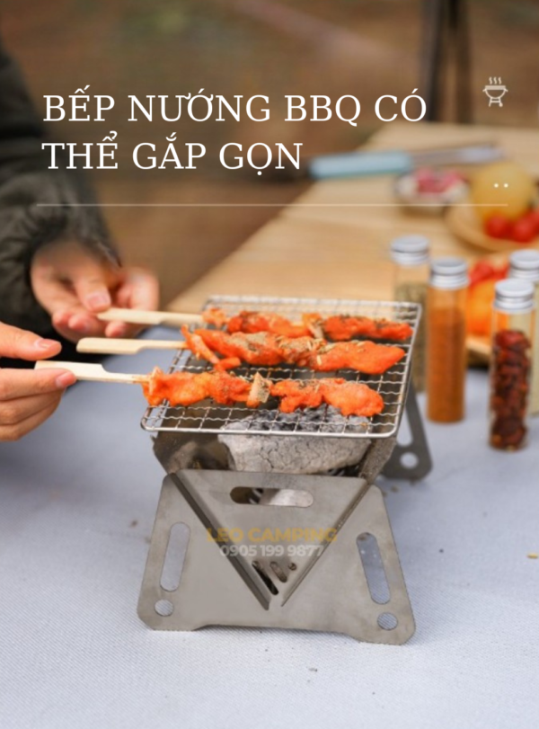 Bếp nướng BBQ mini 1-2 người - Hình ảnh 2